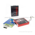 Promotional Book Shape USB Flash Drive, High-speed Data Transfer Performance, 10-year Data RetentionNew
